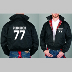Punkrock 77 Bunda Harrington s hrejivou podšívkou farby RED TARTAN, obojstranné logo (s kapucou iba v čiernej farbe je za 42,90euro!!)